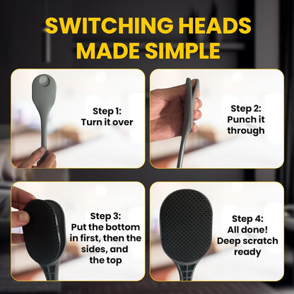 The Ultimate Back Scratcher, Scalp Massager, Back Massager &amp; Exfoliator Large Scratch Surface, Gifts for Men Women, Itch &amp; Sunburn Reliever - an All Body Scratcher Gives a Deep Soothing Scratch