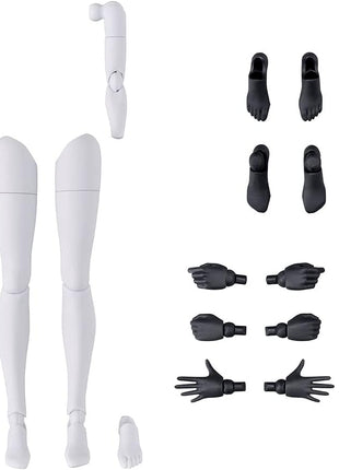 Bandai Hobby - 30 Minute Sisters - #12 Option Body Parts Arm & Leg Parts [White/Black],  30 MS Model Kit