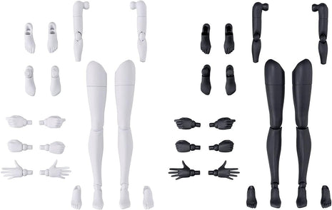 Bandai Hobby - 30 Minute Sisters - #12 Option Body Parts Arm & Leg Parts [White/Black],  30 MS Model Kit
