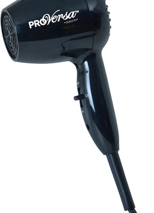 1600W Compact Hair Dryer - Black Travel Hair Dryer with 72" Power Cord - JHD8B