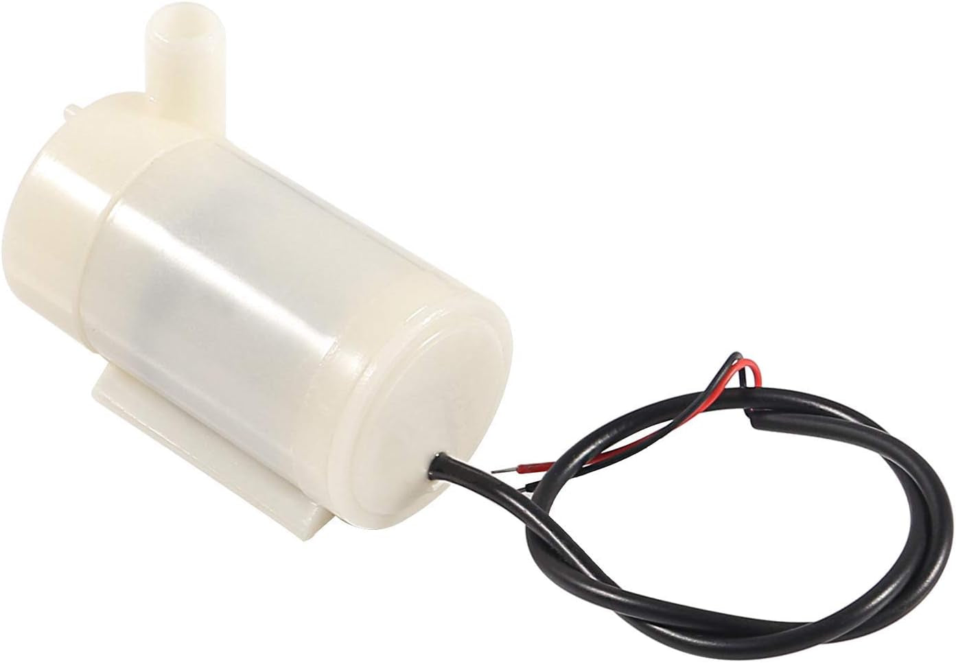 4Pcs DC 3-5V Micro Submersible Mini Water Pump with 2Pcs Clear Vinyl Tubing Flexible PVC Tubing(1M) for Aquariums Fish Tank Pond Fountain Hydroponics Garden (4Pcs White Pump+2 Tube)