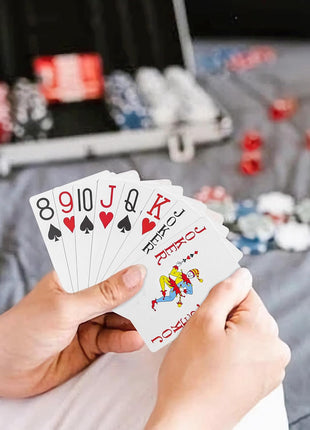 Large Print Playing Cards 6 Pack, Deck of Cards for Seniors, Vision Impaired, Low Vision Crowd, Poker Playing Cards for Blackjack, Euchre, Canasta Cards Game, Jumbo Index