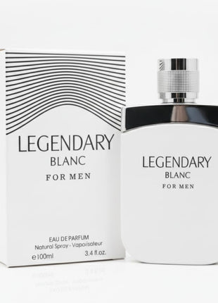 LEGENDARY BLANC Cologne for Men Eau De Parfum Woody Aromatic Fragrance 3.4Oz/100Ml, Natural Spray, Long Lasting