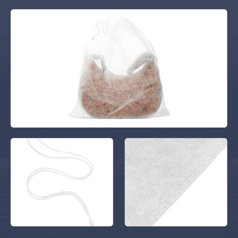 100 Pcs Dust Bags for Purses Storage Bags for Handbags Non Woven Fabric Handbags Storage, Shoe Travel Package for Packing, Home Closet Organizer Dust Cover (15.7Inx19.7In)