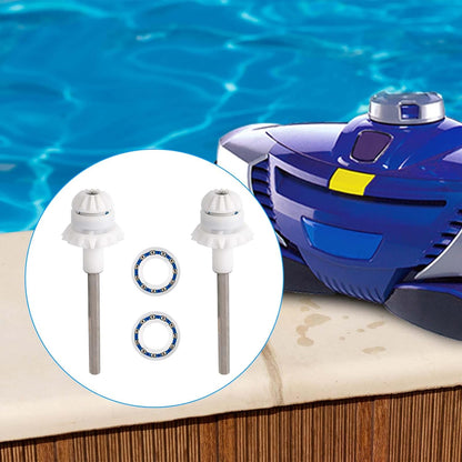2 Packs Pool Cleaner Parts for MX8 MX8EL MX6 MX6EL Elite, Pool Cleaner Drive Shaft Tune-Up Accessories Assembly Pool Cleaner Replacement Parts for Zodiac, with Pool Engine Wheel Bearing