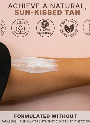 Self Tanner USA Made with Natural & Organic Ingredients, Moisturizing Self
