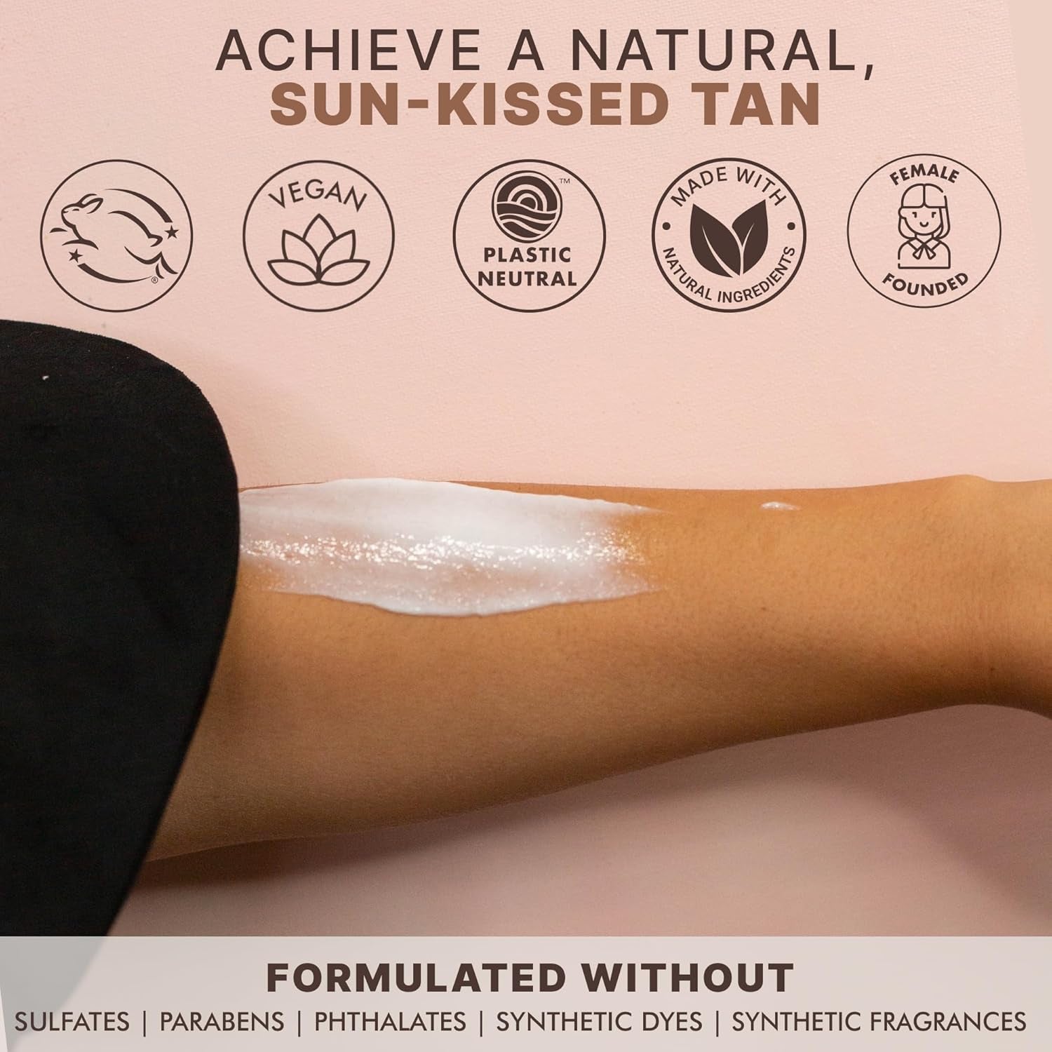 Self Tanner USA Made with Natural &amp; Organic Ingredients, Moisturizing Self