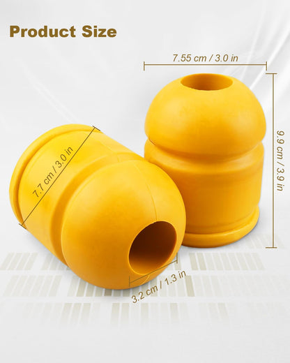 Rear Bump Stops Fit for Dodge RAM 1500 2009-2020, Pair Suspension Jounce Control Arm Bumpers, Replace 52855788AB