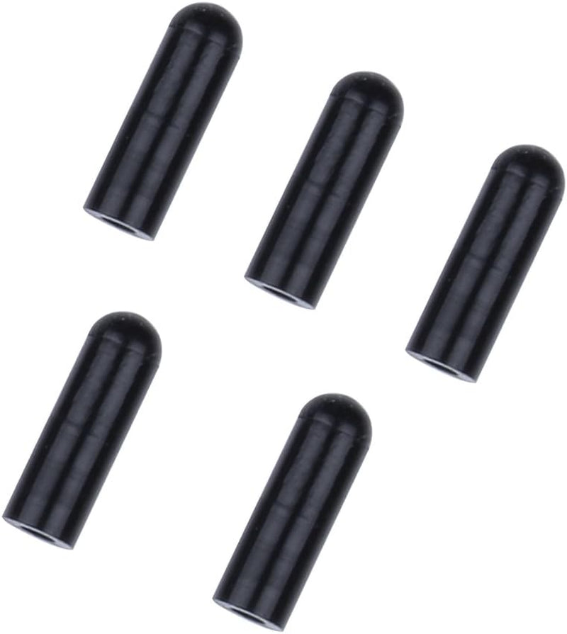 5PCS  Plastic Antenna Tube with Cap Black for RC Remote Control Vehicles FPV Drone Quadcopter Multicopters Boats 2.4G Receiver