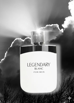 LEGENDARY BLANC Cologne for Men Eau De Parfum Woody Aromatic Fragrance 3.4Oz/100Ml, Natural Spray, Long Lasting