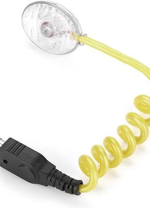 Game Boy External Lights Illumination LED Lamps for GBC GBP Gameboy Color and for Gameboy Pocket Console, White Light (Yellow)