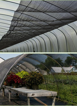 39 X 10 Ft Mosquito Netting for Garden Patio, Breathable Mesh Net for Bird and Insect Protection, Plant Cover for Vegetables, Fruits and Flowers, 3X12M Black
